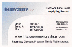 Free RX Discount Card